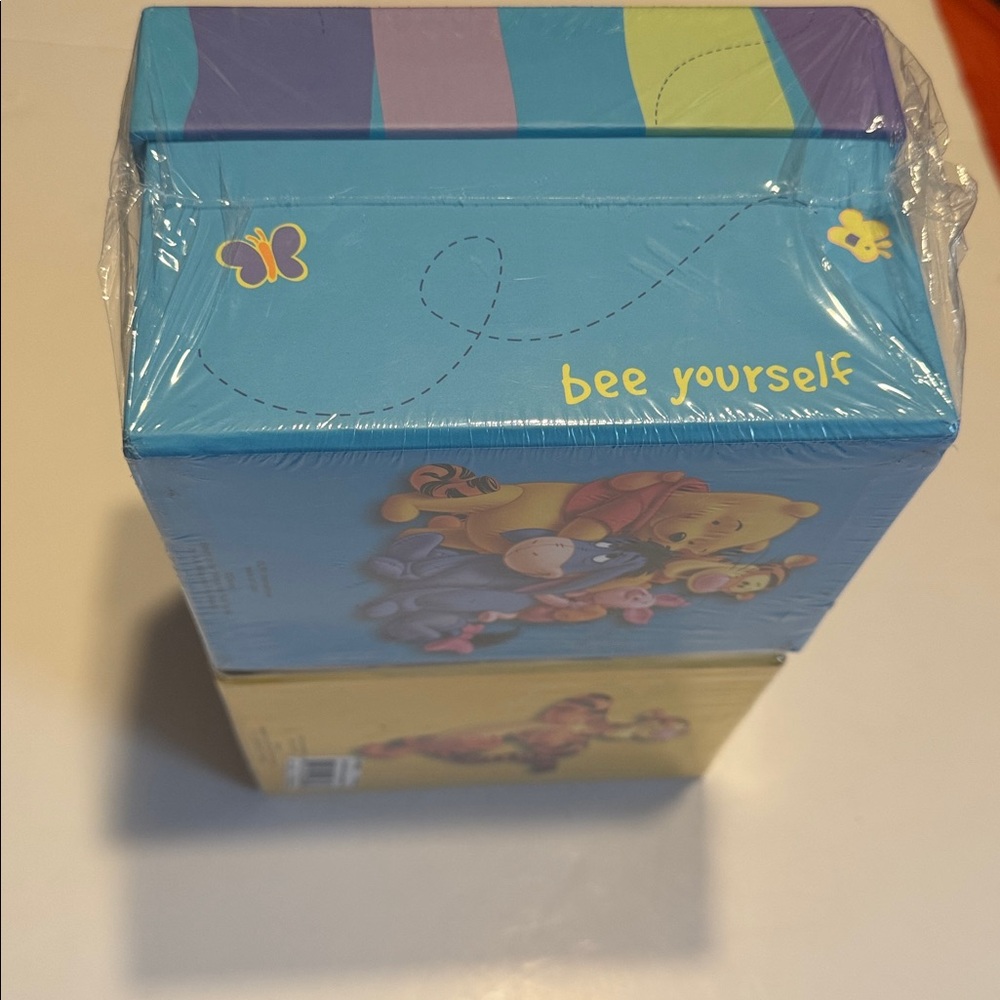 NEW Vintage disney Winnie The Pooh & Friends Photo Storage Boxes - Picture 4 of 5